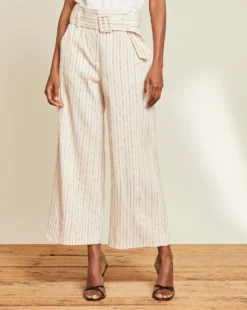 Veronica Beard Dexter Pinstriped Pant Clothing