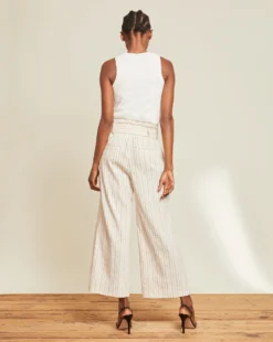 Veronica Beard Dexter Pinstriped Pant Clothing