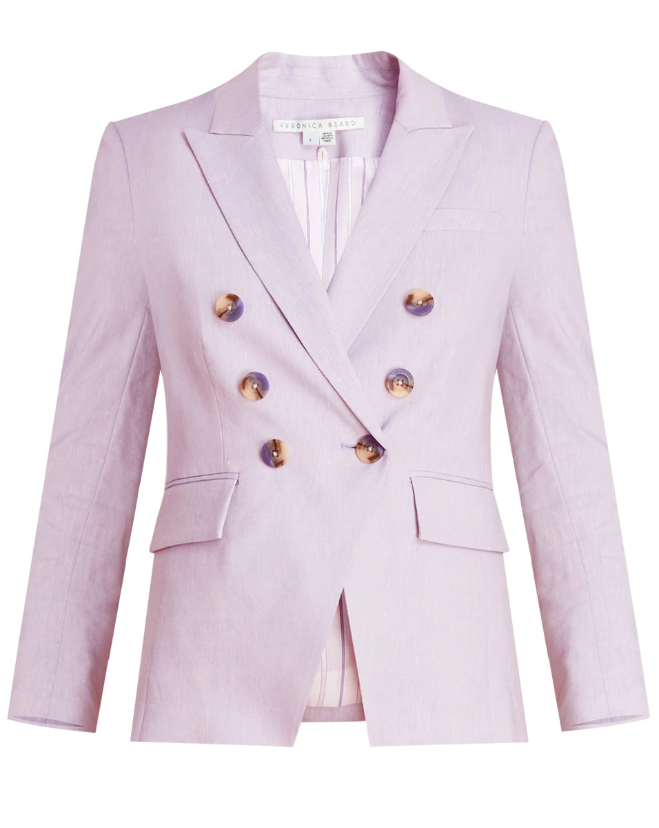 Veronica Beard Lonny Stretch-Linen Dickey Jacket Clothing Veronica Beard Lonny Stretch-Linen Dickey Jacket Clothing