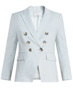 Veronica Beard Lonny Stretch-Linen Dickey Jacket Clothing 10 Veronica Beard Lonny Stretch-Linen Dickey Jacket Clothing
