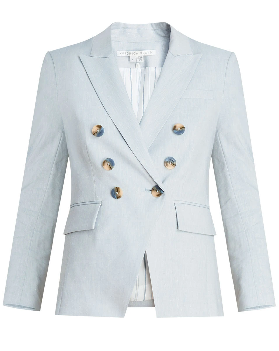 Veronica Beard Lonny Stretch-Linen Dickey Jacket Clothing Veronica Beard Lonny Stretch-Linen Dickey Jacket Clothing