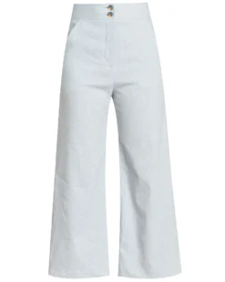 Veronica Beard Jeanne Stretch-Linen Pant Clothing