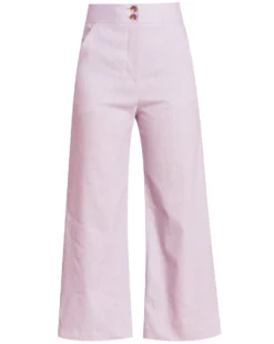Veronica Beard Jeanne Stretch-Linen Pant Clothing