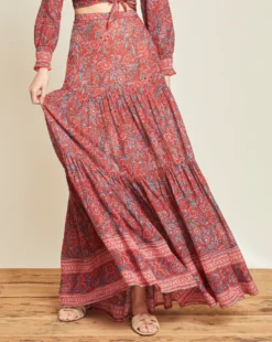 Veronica Beard Serence Floral Skirt