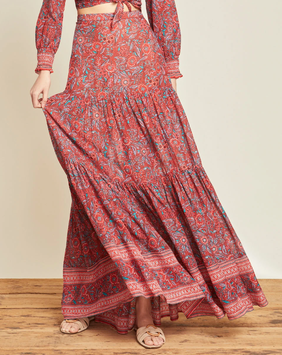 Veronica Beard Serence Floral Skirt Veronica Beard Serence Floral Skirt