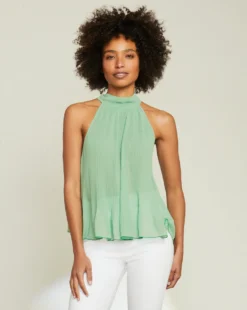 Veronica Beard New Arrivals Alexa Pleated Blouse