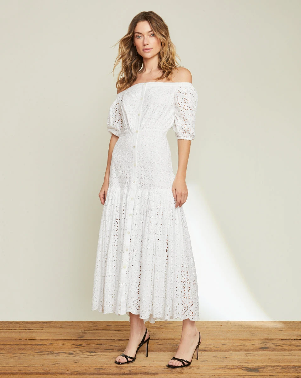 Veronica Beard New Arrivals Cali Eyelet Dress Veronica Beard New Arrivals Cali Eyelet Dress
