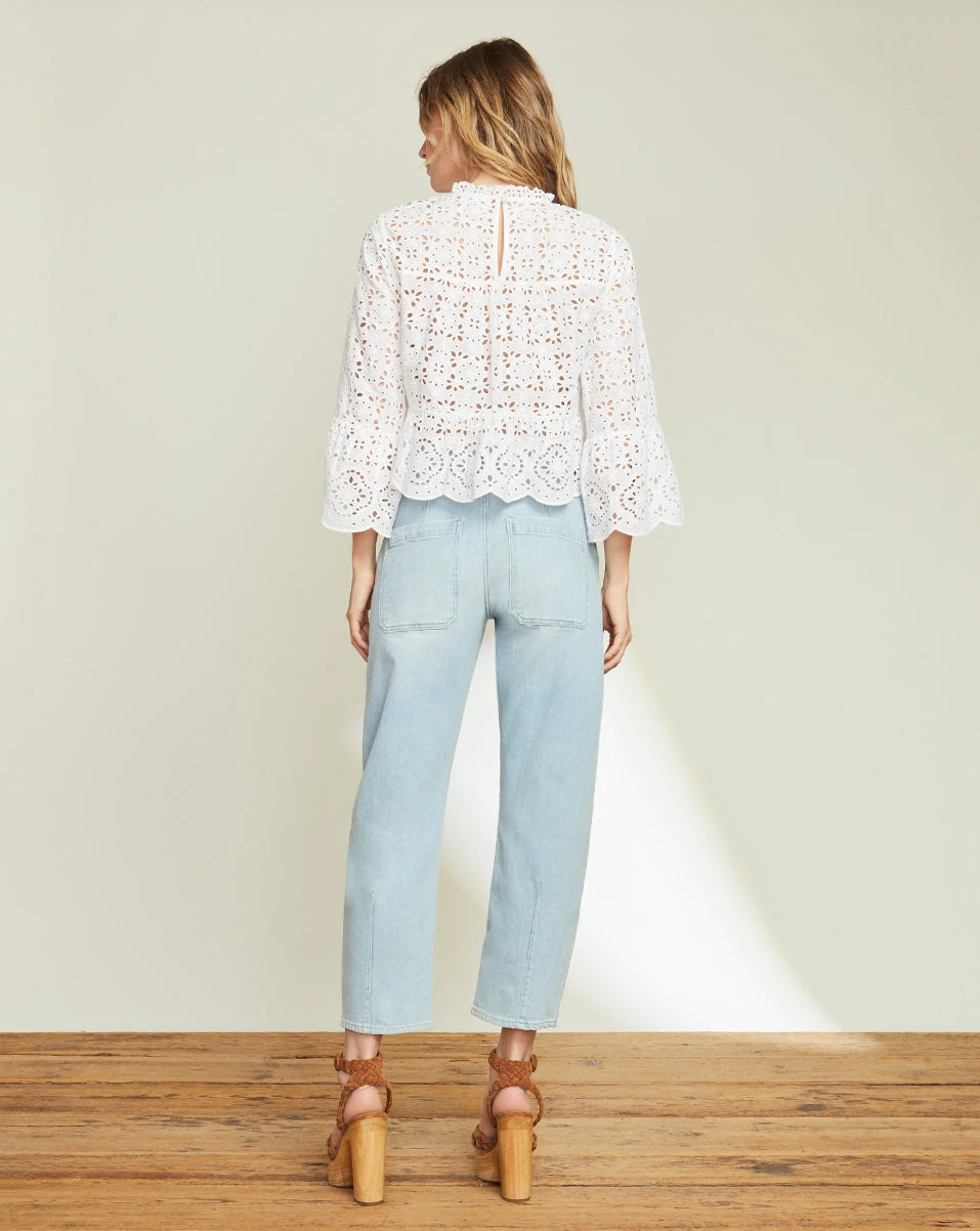 Veronica Beard Emmalyn Eyelet Top New Arrivals Veronica Beard Emmalyn Eyelet Top New Arrivals