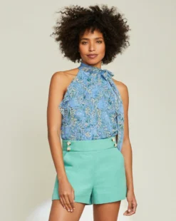 Veronica Beard Dali Floral Top