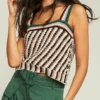 Veronica Beard New Arrivals Livina Crochet Tank