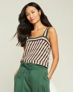 Veronica Beard New Arrivals Livina Crochet Tank