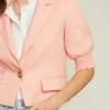 Veronica Beard Annabella Crop Linen Jacket