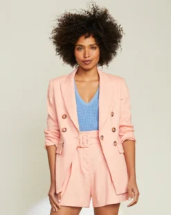Veronica Beard Gaya Linen Dickey Jacket