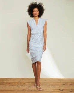 Veronica Beard Ruched Shirtdress New Arrivals