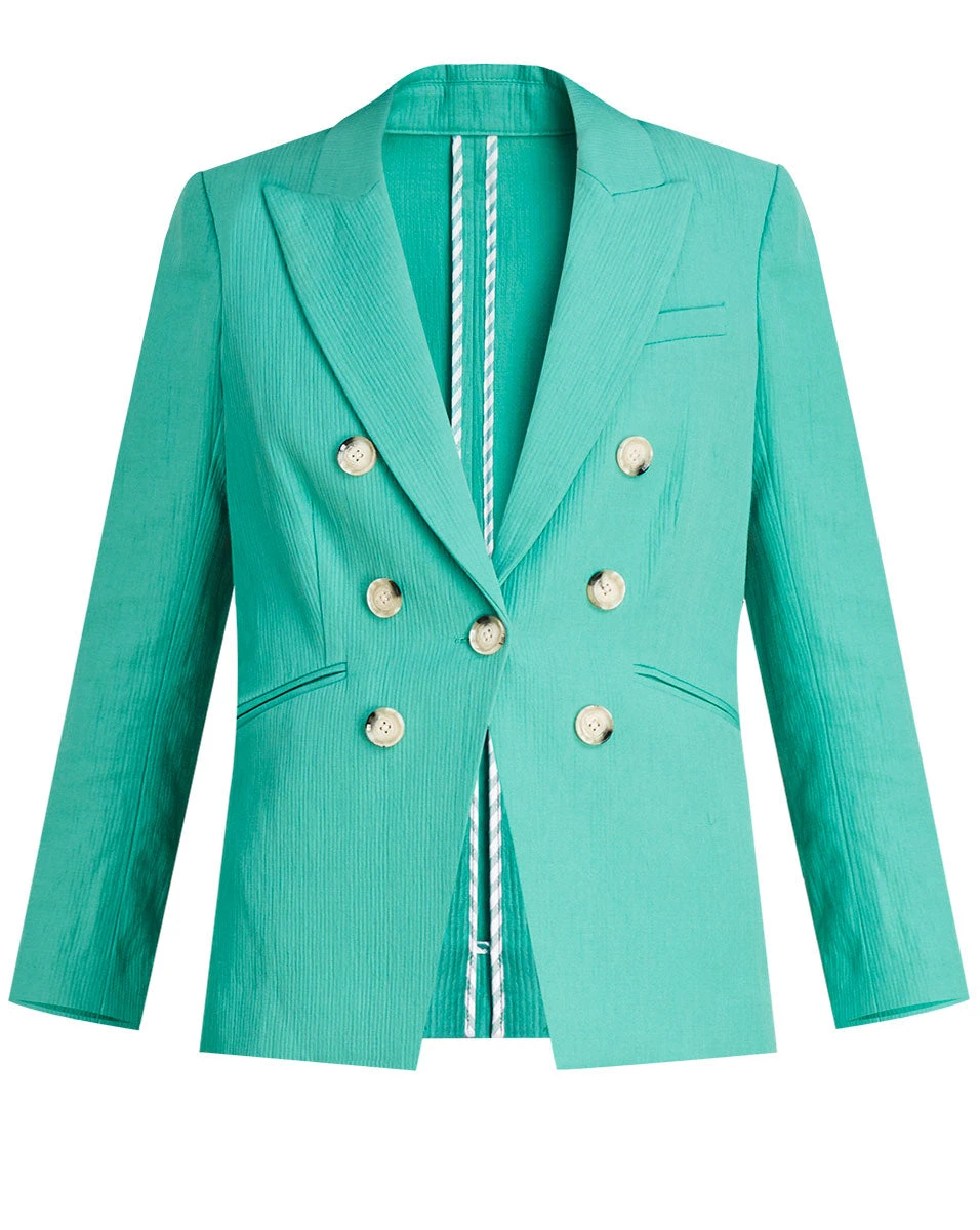 Veronica Beard Emsley Cotton-Linen Jacket Veronica Beard Emsley Cotton-Linen Jacket