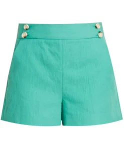 Veronica Beard Kimm Cotton-Linen Short New Arrivals