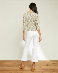 Veronica Beard New Arrivals Kali Floral Smocked Top