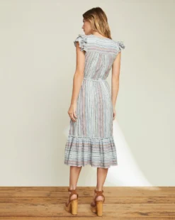 Veronica Beard New Arrivals Tinzia Striped Dress