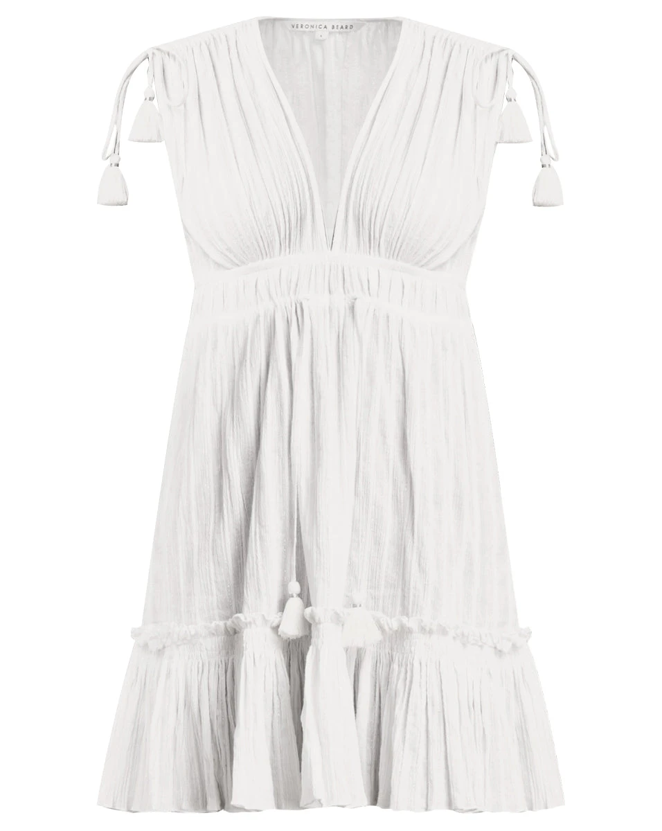 Veronica Beard Rebeccah Lurex-Striped Dress Veronica Beard Rebeccah Lurex-Striped Dress