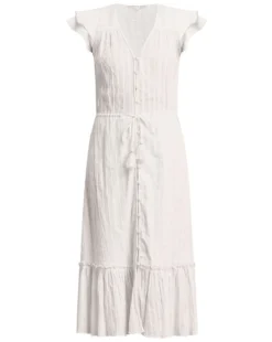 Veronica Beard New Arrivals Tinzia Lurex-Striped Dress