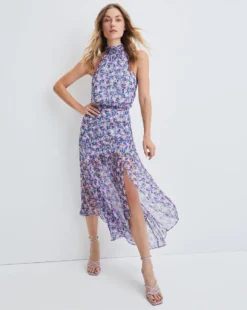 Veronica Beard Leia Abstract-Print Dress