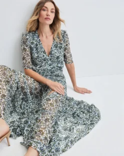 Veronica Beard Mick Floral Dress