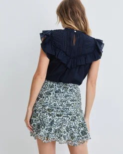 Veronica Beard Taras Floral Skirt New Arrivals