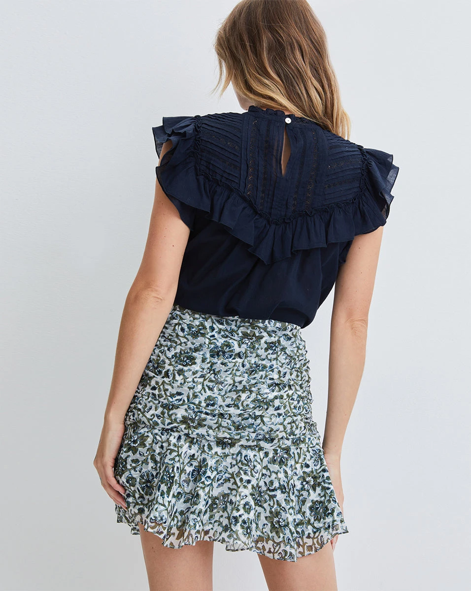 Veronica Beard Taras Floral Skirt New Arrivals Veronica Beard Taras Floral Skirt New Arrivals
