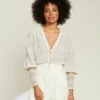 Veronica Beard New Arrivals Mott Linen Cardigan
