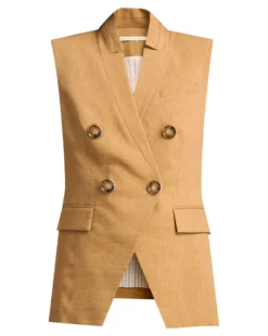 Veronica Beard New Arrivals Amika Linen Vest