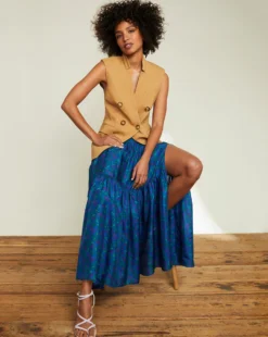 Veronica Beard New Arrivals Amika Linen Vest