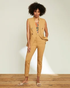 Veronica Beard Lago Linen Pant New Arrivals