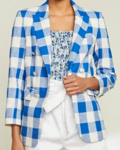 Veronica Beard New Arrivals Bexley Plaid Dickey Jacket
