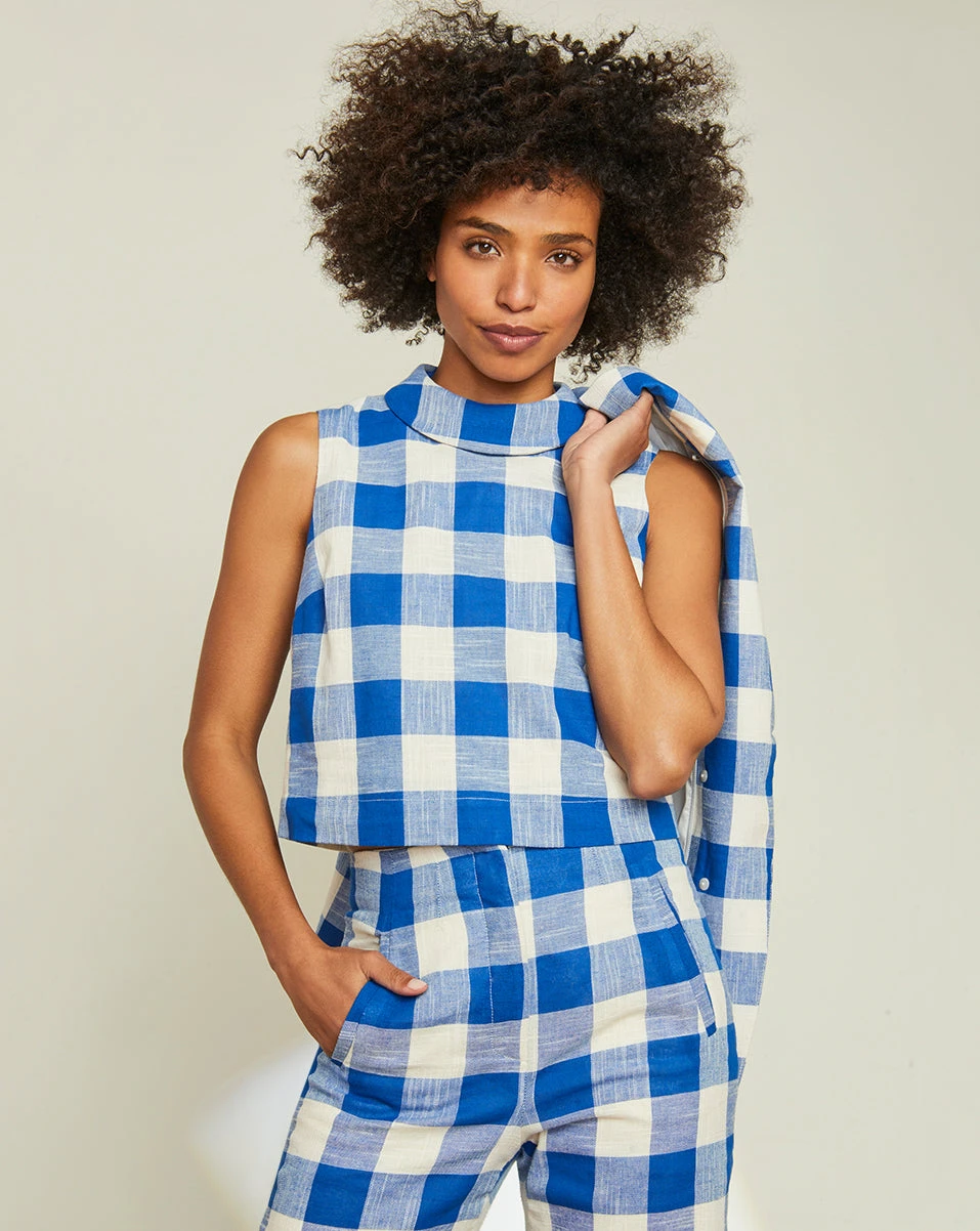 Veronica Beard Sylvana Plaid Top New Arrivals Veronica Beard Sylvana Plaid Top New Arrivals