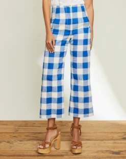 Veronica Beard New Arrivals Dova Plaid Pant