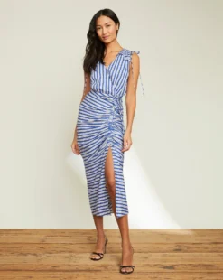 Veronica Beard New Arrivals Teagan Striped Dress