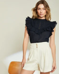 Veronica Beard New Arrivals Alicia High-Rise Short