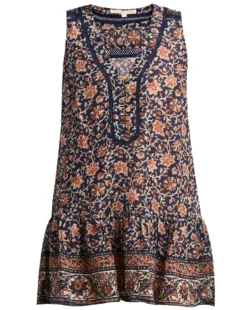 Veronica Beard Leanna Boho-Floral Dress New Arrivals