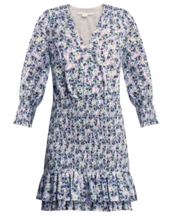 Veronica Beard Darrah Smocked Dress New Arrivals