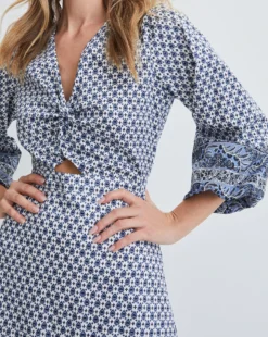 Veronica Beard Dinia Printed Dress 4 Veronica Beard Dinia Printed Dress