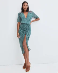 Veronica Beard Mariposa Printed Dress Clothing