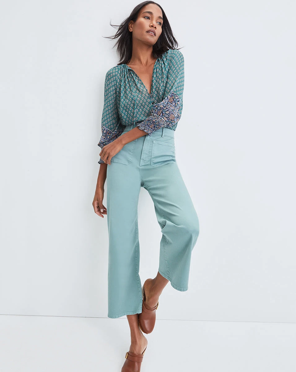 Veronica Beard Amato Printed Top Veronica Beard Amato Printed Top