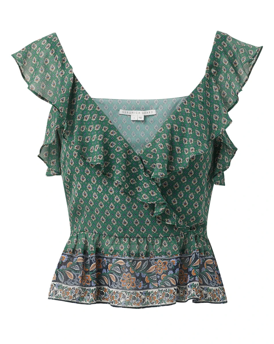 Veronica Beard Randa Printed Top Veronica Beard Randa Printed Top