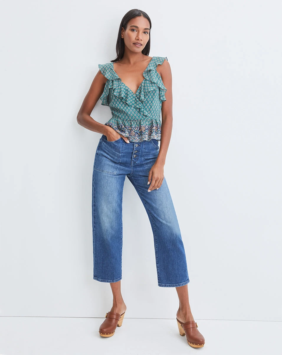 Veronica Beard Randa Printed Top Veronica Beard Randa Printed Top