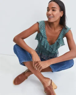 Veronica Beard Randa Printed Top 5 Veronica Beard Randa Printed Top