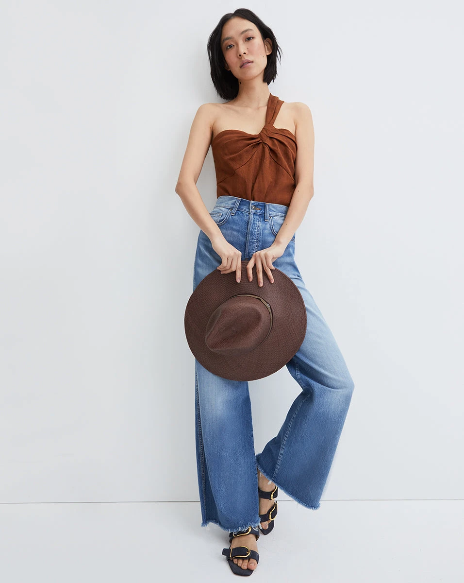 Veronica Beard Belinda One-Shoulder Jacquard Top Clothing Veronica Beard Belinda One-Shoulder Jacquard Top Clothing