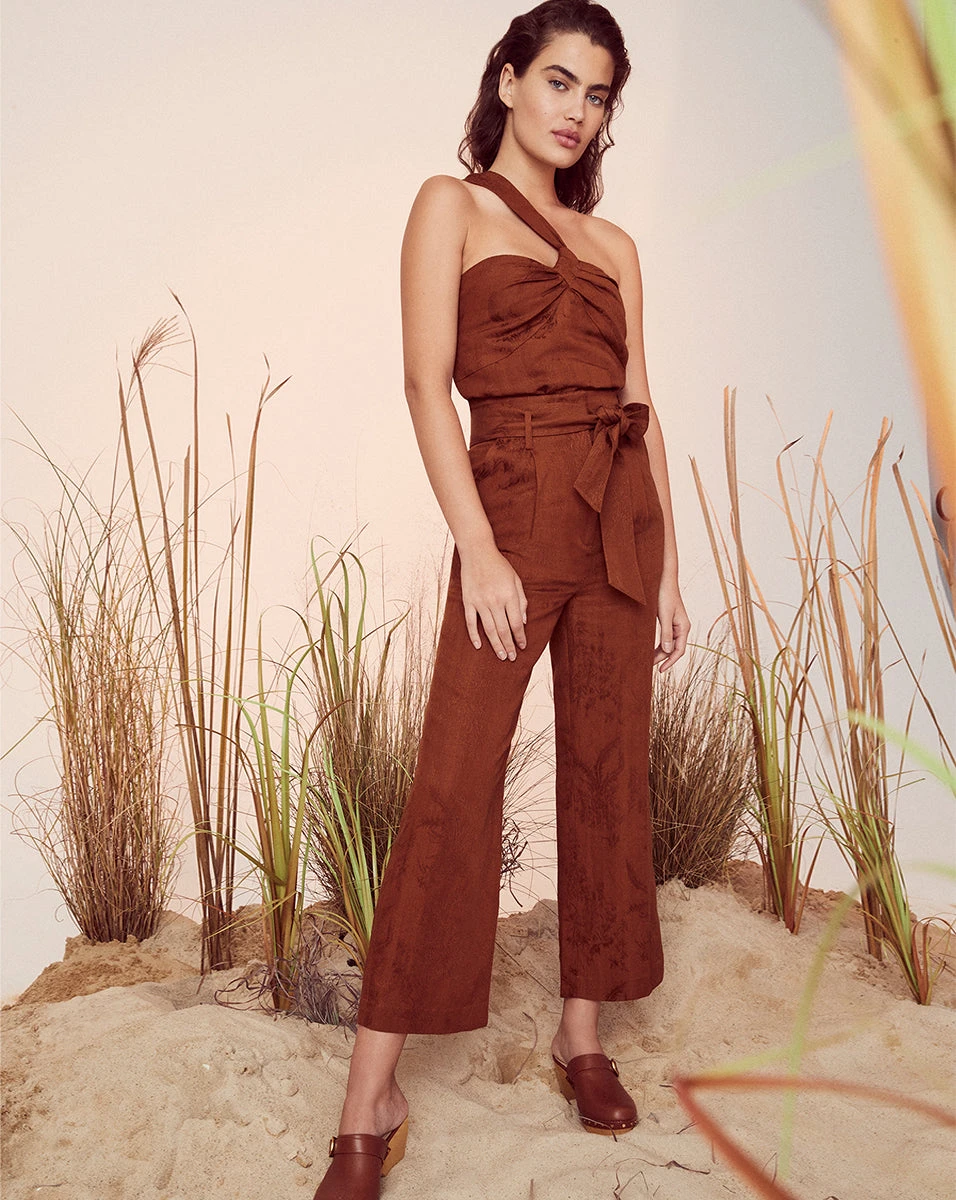 Veronica Beard Belinda One-Shoulder Jacquard Top Clothing Veronica Beard Belinda One-Shoulder Jacquard Top Clothing