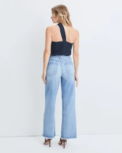 Veronica Beard Belinda One-Shoulder Jacquard Top Clothing