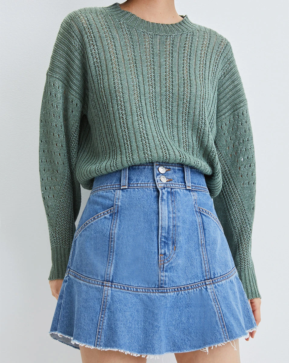 Veronica Beard Clothing Erka Linen Sweater Veronica Beard Clothing Erka Linen Sweater