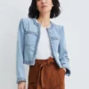 Veronica Beard Clothing Arrowe Denim Jacket 1 Veronica Beard Clothing Arrowe Denim Jacket